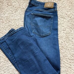 American Eagle Outfitters Blue Slim Straight Jeans